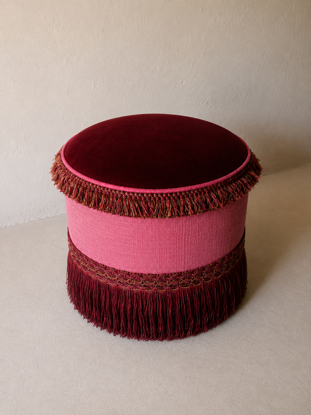 Jodhpur Velvet Ottoman