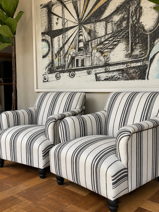Vintage Kantha Armchairs