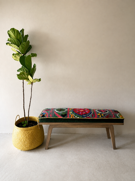 Jodhpur Embroidered Bench