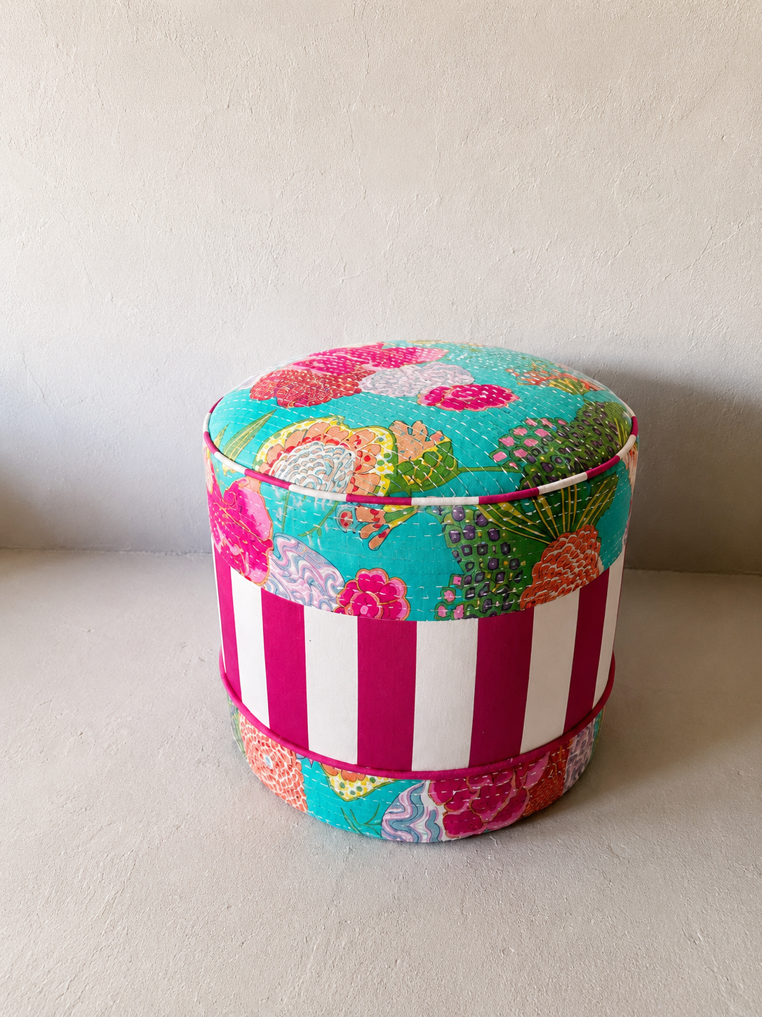 Bagru Block Print Footstool