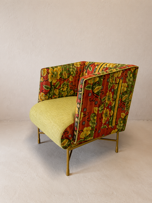 Jaipur Jewel Patchwork Accent Armchair