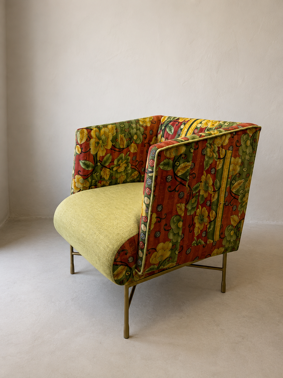 Jaipur Jewel Patchwork Accent Armchair