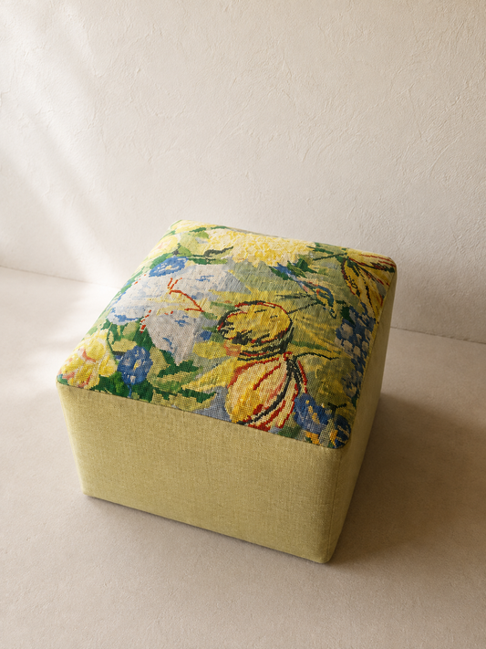 Bengal Cube ottoman